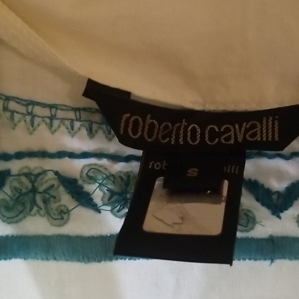 Roberto Cavalli small boho peasant top